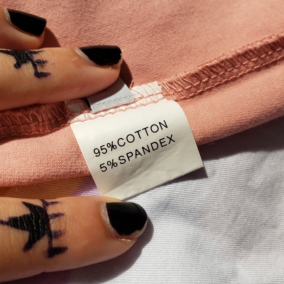 Dusty Pink Feather Trim Cropped Camisole - size small - Picture 5 of 5